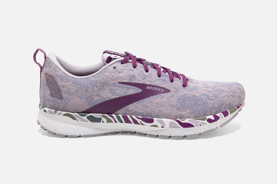 Brooks Israel Revel 4 Road Running Shoes Womens - Purple/White - YAC-809174